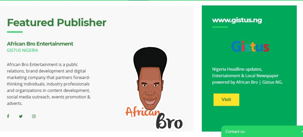 Featured Publisher For April 2020